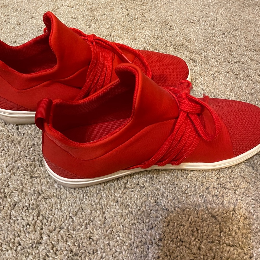 Steve Madden red sneakers